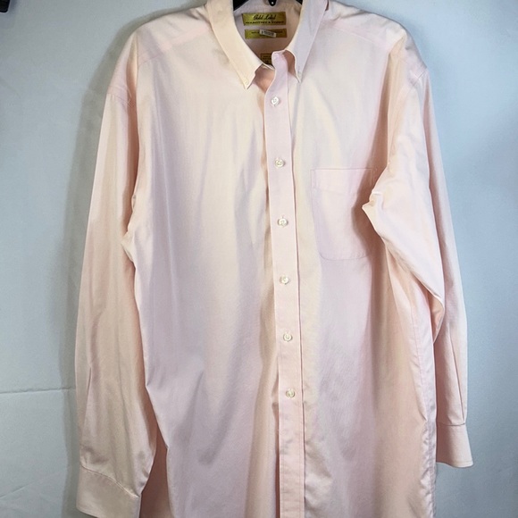 Roundtree & Yorke Gold Label 80’s Pink LongSleeve Dress Shirt Gently worn 16/34 - Picture 1 of 8